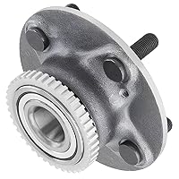 Vista 5 de Detroit Axle - 2 bujes de rodamiento de rueda traseros para Suzuki Aerio 2002-2007, Suzuki Esteem 1995-2002, 2 rodamientos de rueda completos