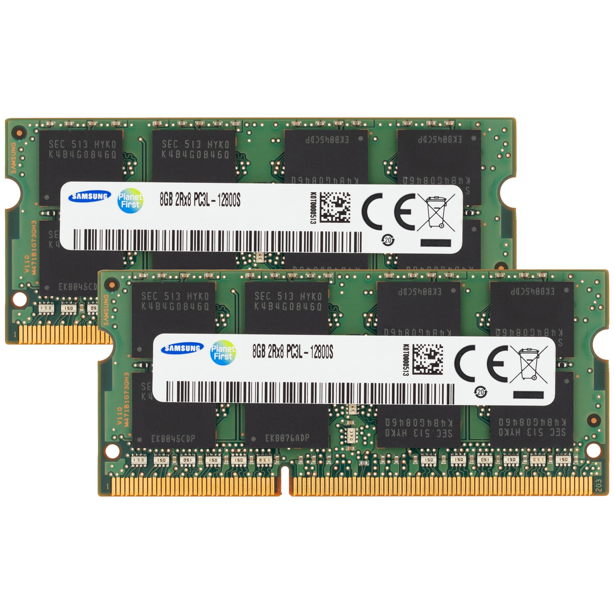 Samsung 16GB (2x8GB) DDR3/DDR3L 1600MHz PC3L-12800 (PC3
