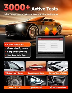 LAUNCH X431 PRO3 V+ 5.0 Bidirectional Scan Tool, OEM Topology, Scan HD Trucks, ECU Coding, 55+ Services, All System Diagnose, 2-Year Update