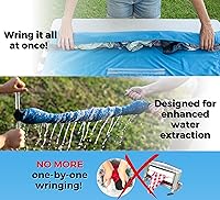 Vista 7 de Escurridor de Ropa Ultraligero – Versión Actualizada 2025 con Toalla Más Ancha – Escurridor de Ropa Manual con Manivela para Viajes, Camping y Uso