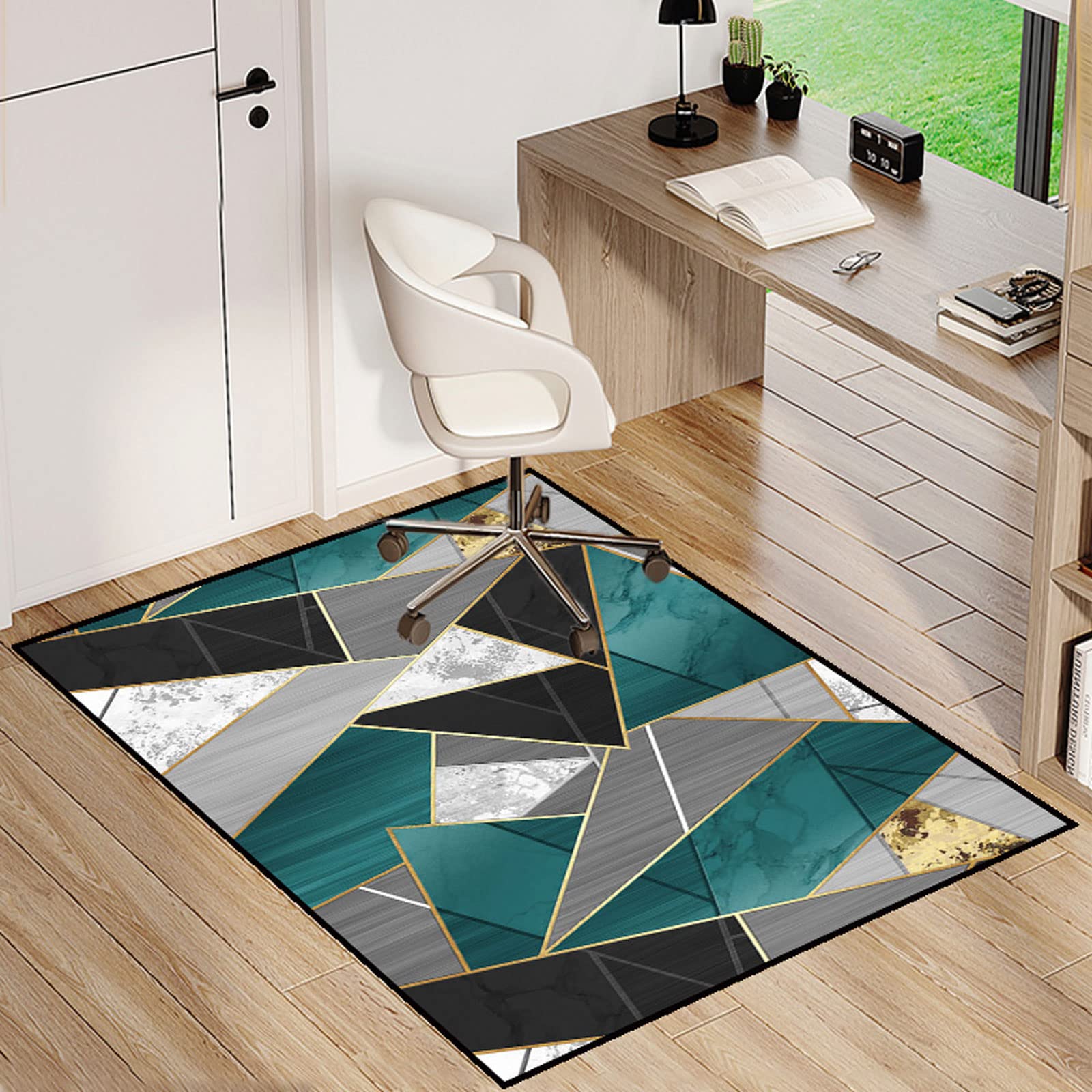 Single tree forest Chair Mat For Carpeted Floor For Office Chair Floor Mat Anti Slip Multi-Purpose Protector Chair Carpet For Home And Office โ image 1