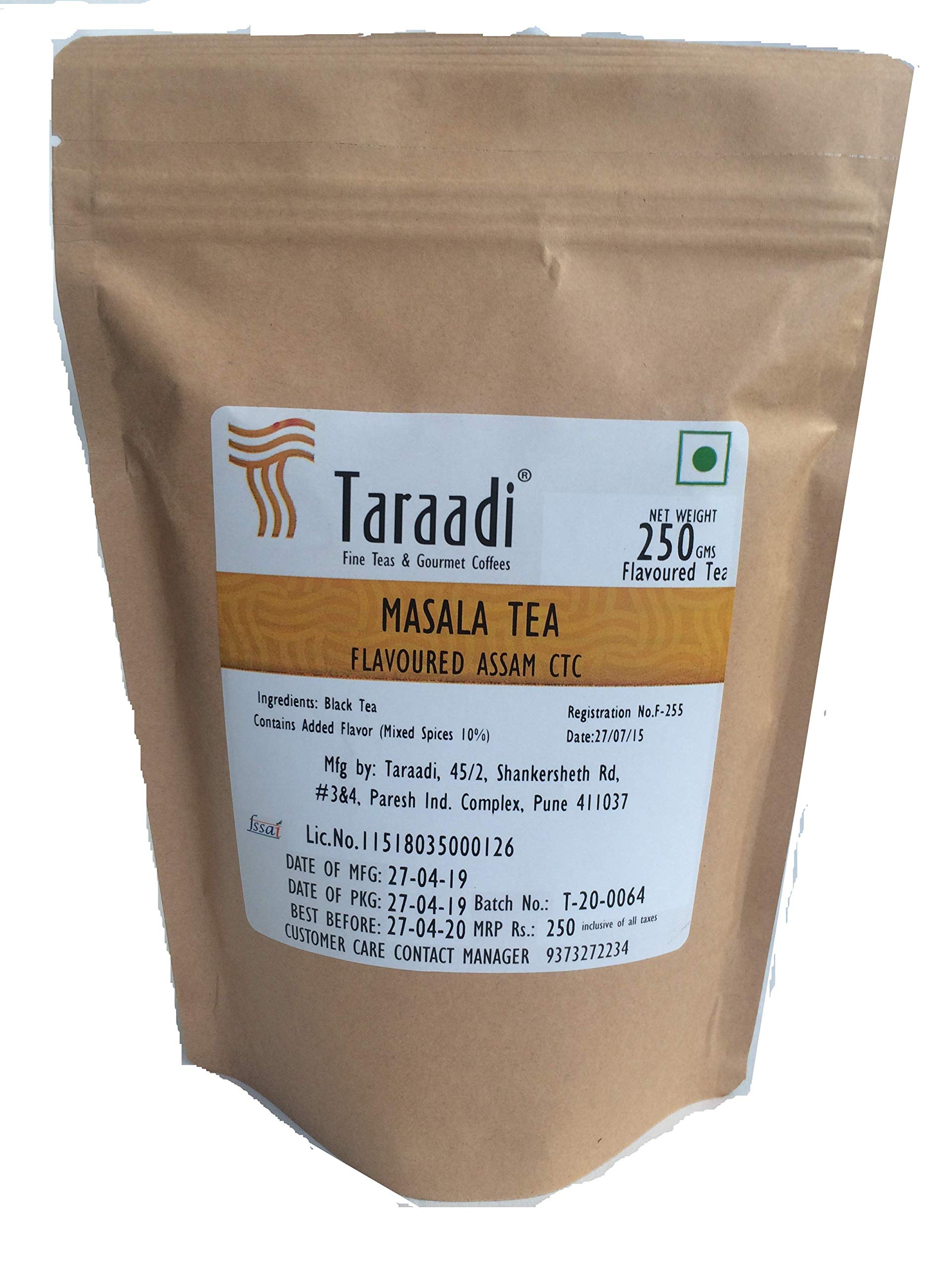 See full amazon price history chart for Taraadis Strong & Flavourful Assam Masala Chai, 250 GM | Contains Natural Spices (Cardamom, Cinnamon, Clove, Ginger, Black Pepper) | Flavoured Black Tea Taraadis Strong & Flavourful Assam Masala Chai, 250 GM | Contains Natural Spices (Cardamom, Cinnamon, Clove, Ginger, Black Pepper) | Flavoured Black Tea (B07R9NBWN3) Amazon Price History, Amazon Price Tracker