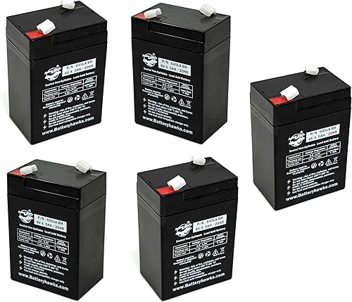 ELB-0604 Batería ELB0604 SLA para señal de salida Luz de emergencia 6V 4.5AH Batería sellada plomo ácido 6V4.5AH UB645 SLA0905 AH 4.0 AMP hora 120255