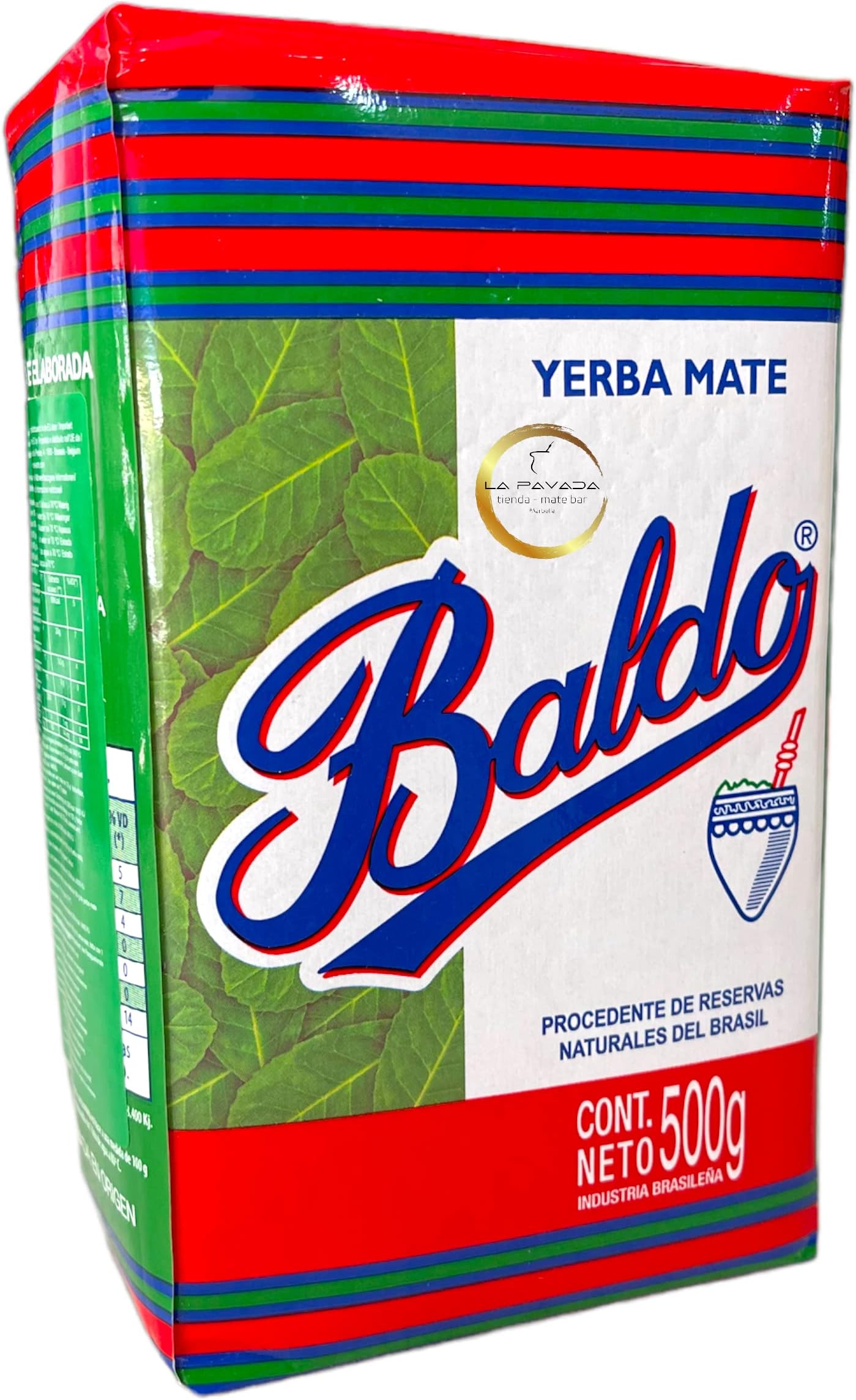 Baldo Yerba Mate Uruguayan Traditional Cut, 500 kg - Pack of 6