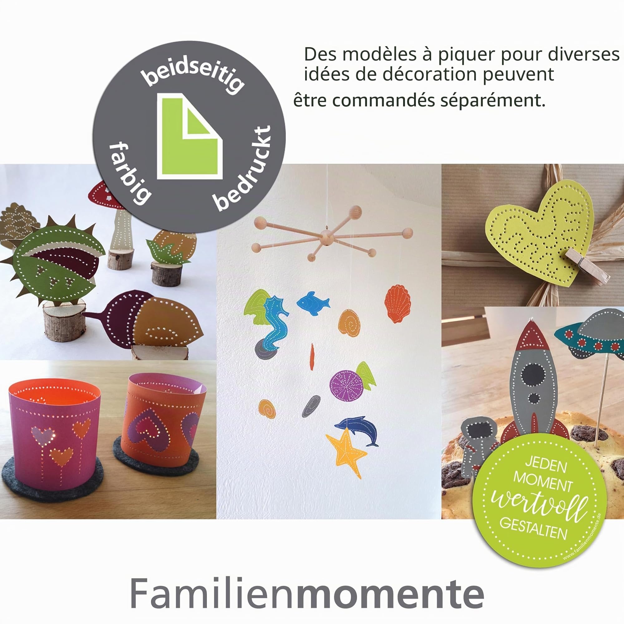 FOCCTS Kit Poinçon 10 Aiguilles + 10 Tapis Feutre – Bricolage Créatif Pour Enfants Et Adultes !