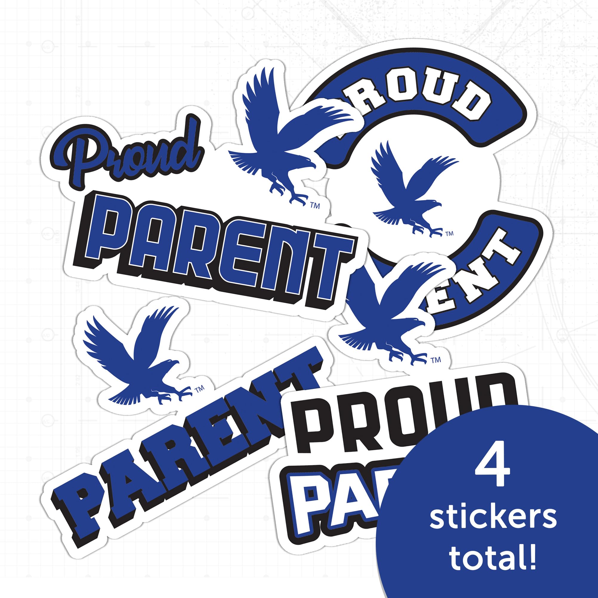 Embry-Riddle Aeronautical University ERAU Eagles Vinyl Sticker Decal – Laptop, Car, Water Bottle - View #9