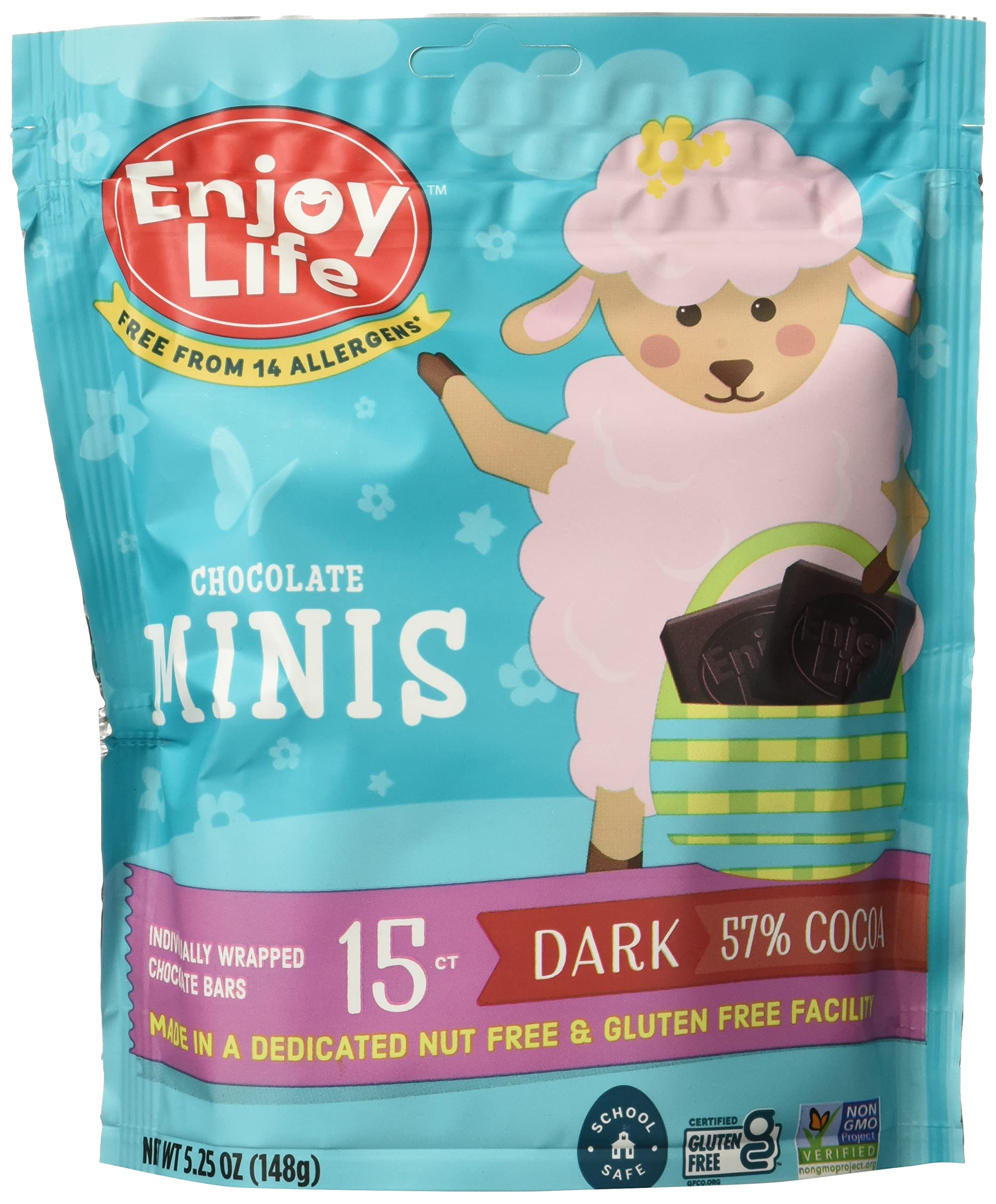 Enjoy Life Dark Chocolate Easter Candy, Nut Free, Soy Free, Dairy Free