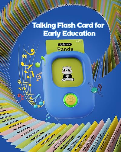 Miniatura 9 de Juguetes para niños de 2 a 5 años, regalos para niños de 2 a 5 años, juguetes de terapia de habla, tarjetas flash parlantes con 448 palabras