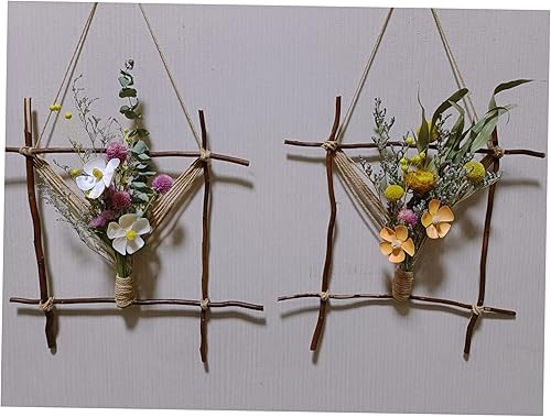 Miniatura 6 de COHEALI 40 piezas de accesorios para el hogar, decoración de madera, adornos de madera, ramas de troncos, ramas de manualidades, ramitas de árbol