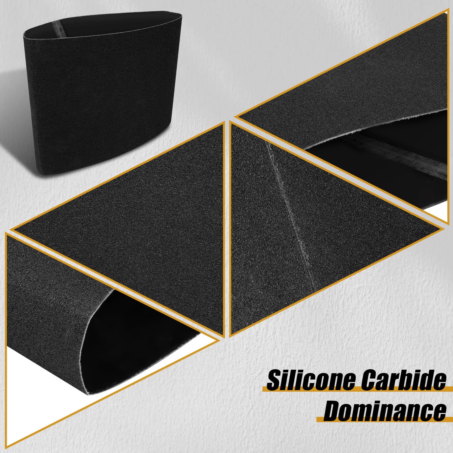 Drum Sander Conveyor Belt – 100 Grit Silicone Carbide Feed Belt For JET JWDS-1632 Sander (17-3/8" X 38")