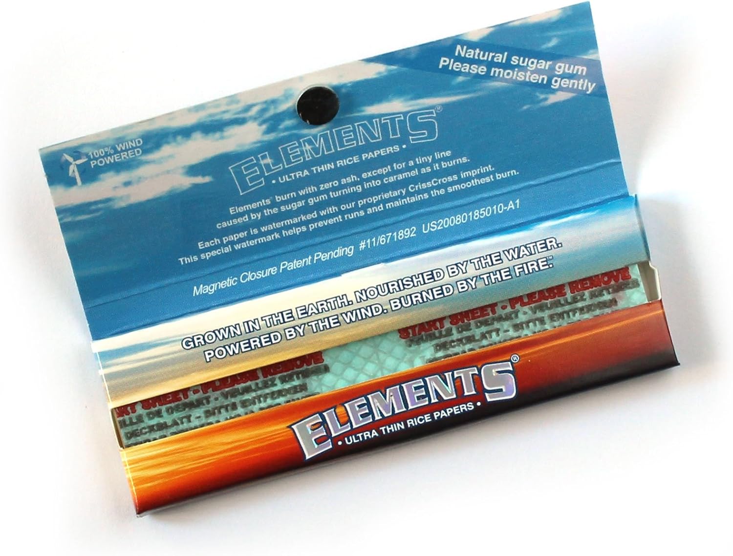 3 boxes - ELEMENTS 1 1/4 Ultra thin Rice Rolling paper