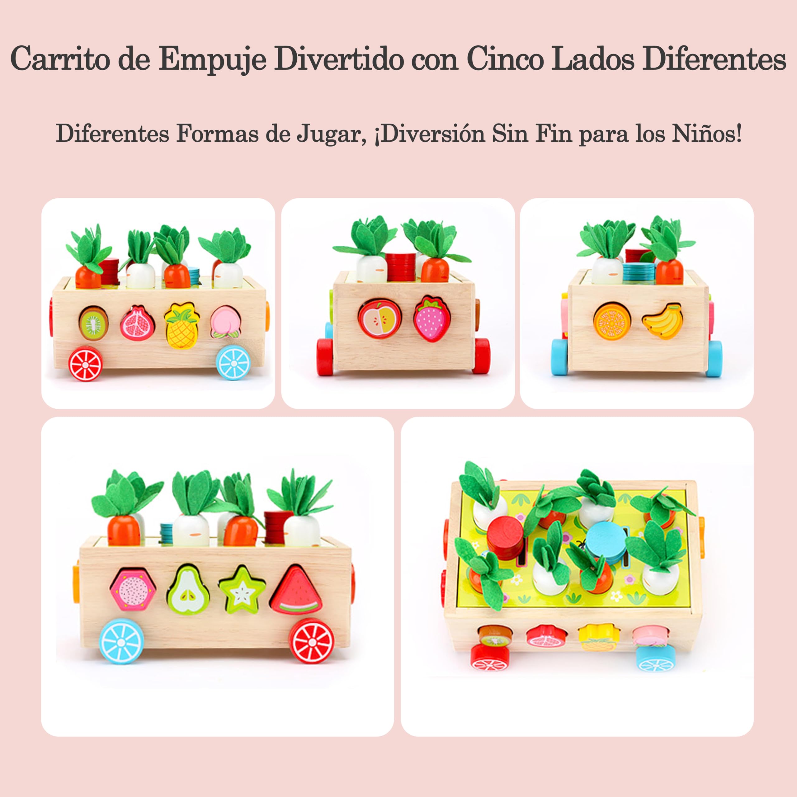 Juguetes Montessori 1 2 3 Años, Juguetes Montessori 1 Años, Juguetes, Juguete Niño 2 Años, Juguete Bebe 1 Año, Juguetes Educativos, Regalo Niño Niña 1-3 Años