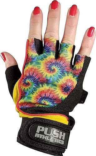 Miniatura 10 de Guantes de entrenamiento para mujer ligeros con palmas acolchadas de gel y cierre de velcro súper fuerte y disponibles los estilos más populares