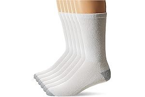 Hanes Men's ComfortBlend Lightweight Crew Socks (6-Pack)