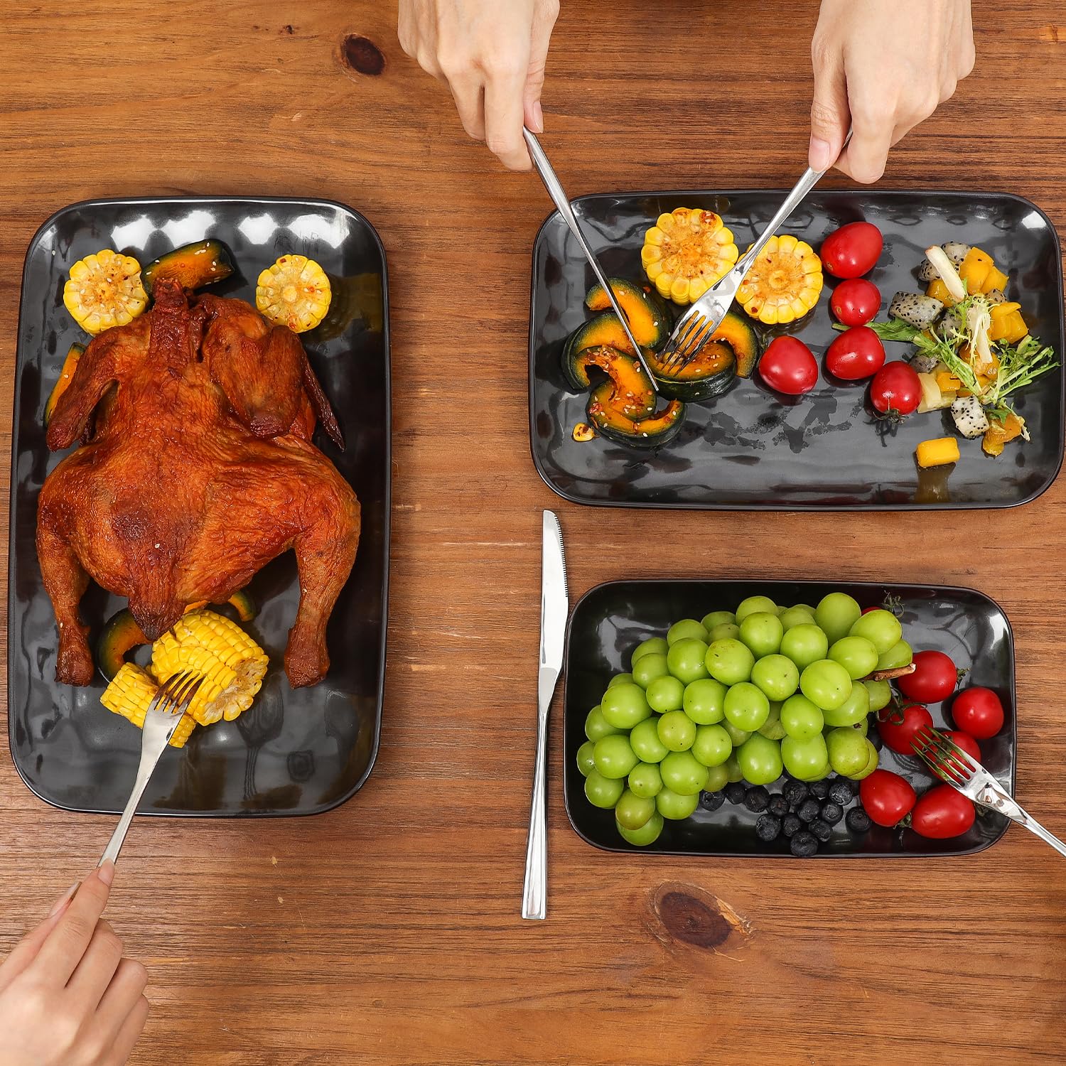 Amazon.com | vicrays Ceramic Rectangle Serving Platters - 14 Amazon.com | vicrays Ceramic Rectangle Serving Platters - 14