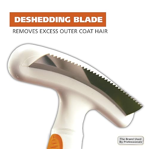 Miniatura 4 de Wahl Rastrillo para mascotas de doble fila 2 en 1 con hoja de desprendimiento de pelo para perros o gatos por la marca utilizada por profesionales -