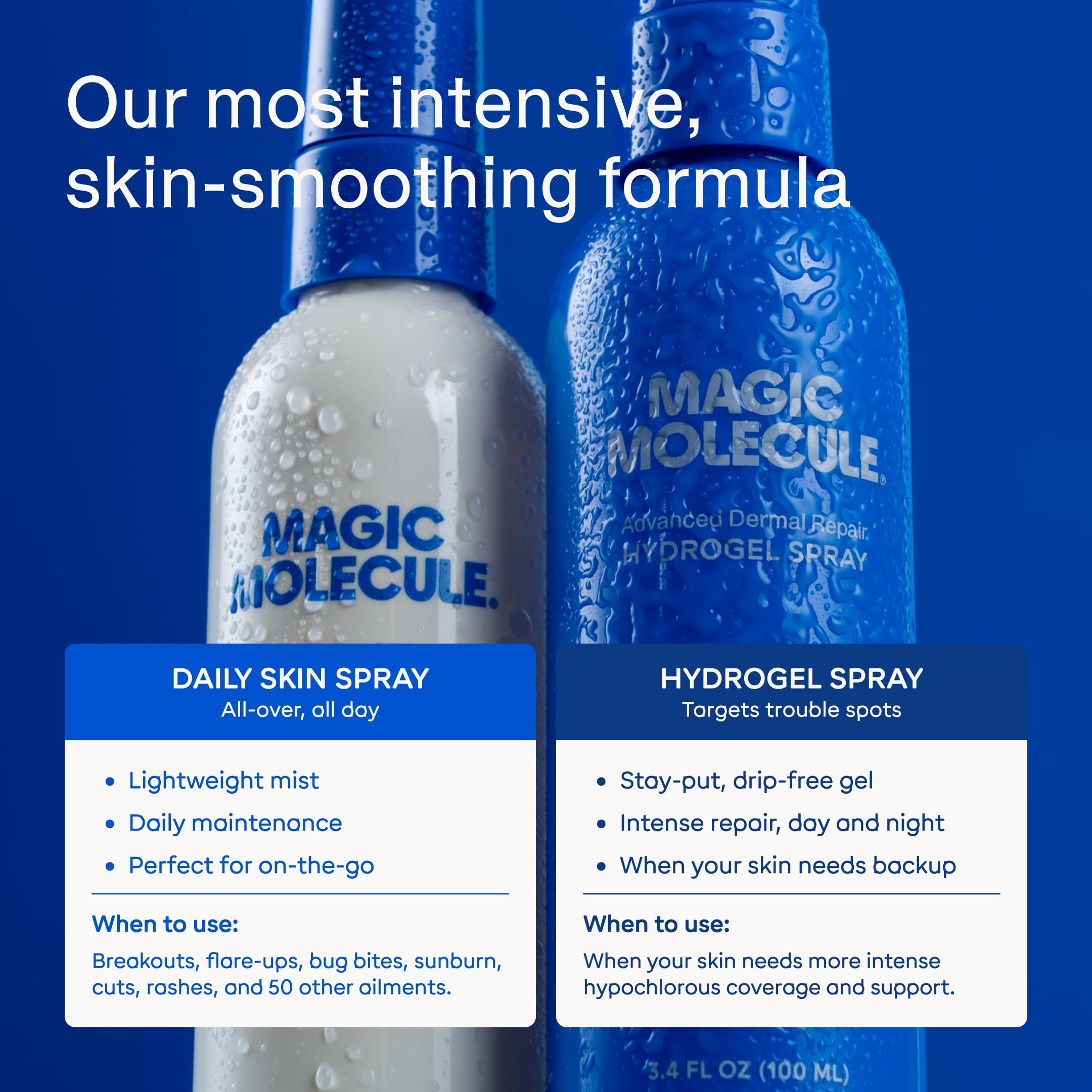 Magic Molecule Hypochlorous Acid Hydrogel Spray 3.4 oz 2PK