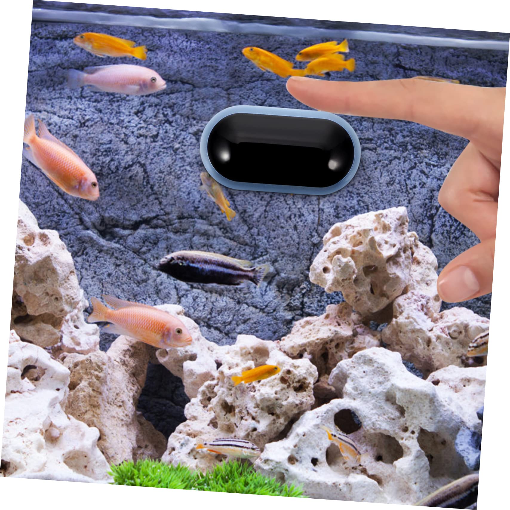 Happyyami 5 Piezas termómetro de acuario pequeños digitales herramienta de medida de temperatura termómetro acuario termometro acuario termómetro digital monitor de temperatura del tanque