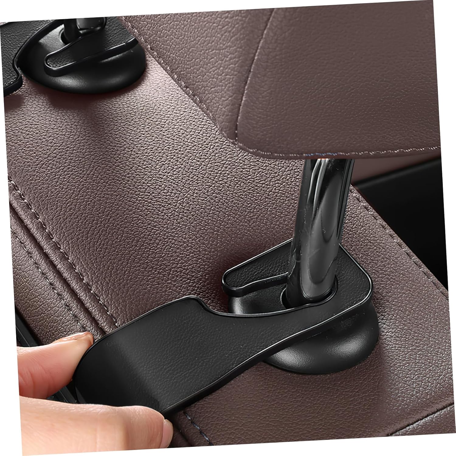 Unomor 1set Car Seat Back Organizer Multi-Functional Backseat Storage Box Ample Storage Capacity Artificial Easy Vehicles