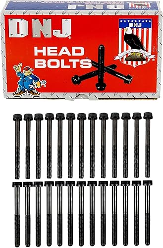DNJ HBK1165 Kit de pernos de cabeza para Dodge 1998-2022, Ram 2500, 3500, 4500 5.9L-6.7L L6 24V OHV 359cid
