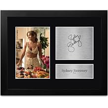 HWC Trading Sydney Sweeney Anyone But You Bea Gifts Printed Signed Autograph Picture for Movie Memorabilia Fans - US Letter Framed ID-012571