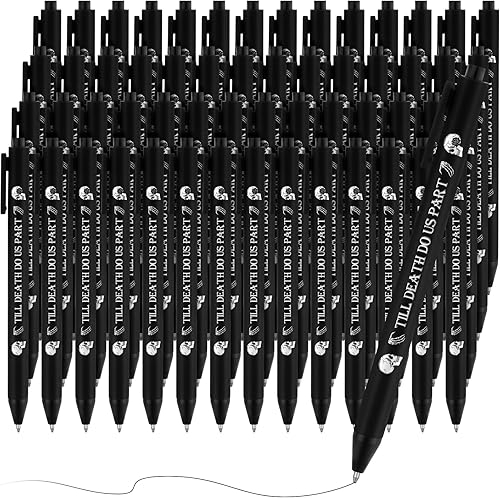 Fulmoon 75 bolígrafos de despedida de soltera, bolígrafos de boda a granel, regalos de despedida de soltera, regalos de fiesta de compromiso,