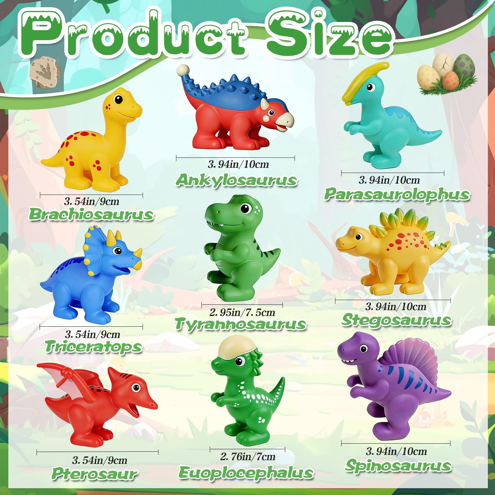 Dinosaur Bath Toys for Kids - Mold Free! -3