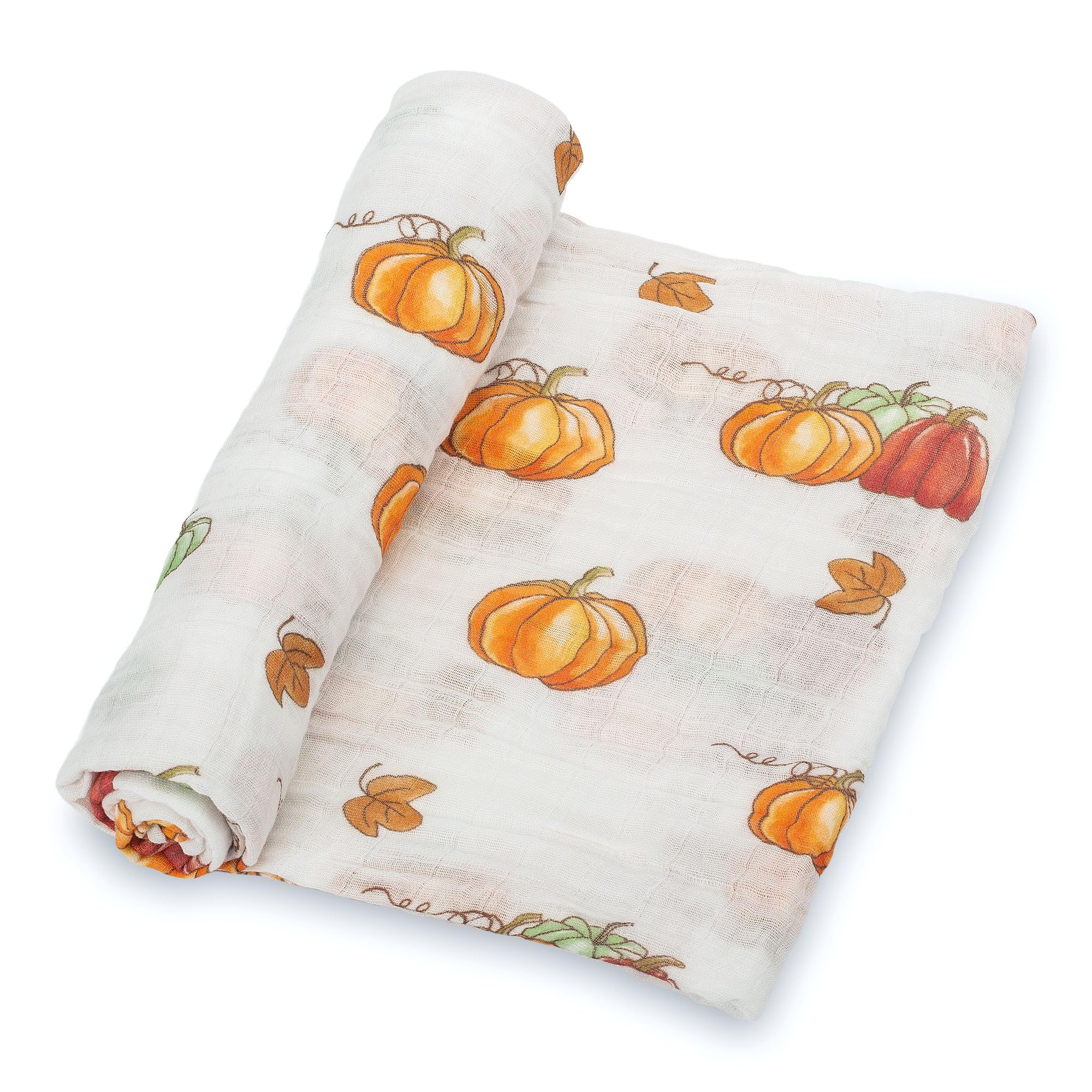 LollyBanks Muślinowy koc do przewijania | 100% bawełna | koc dla noworodka i niemowląt | duży 120 x 119 cm dla dziewcząt | lekki i oddychający |
