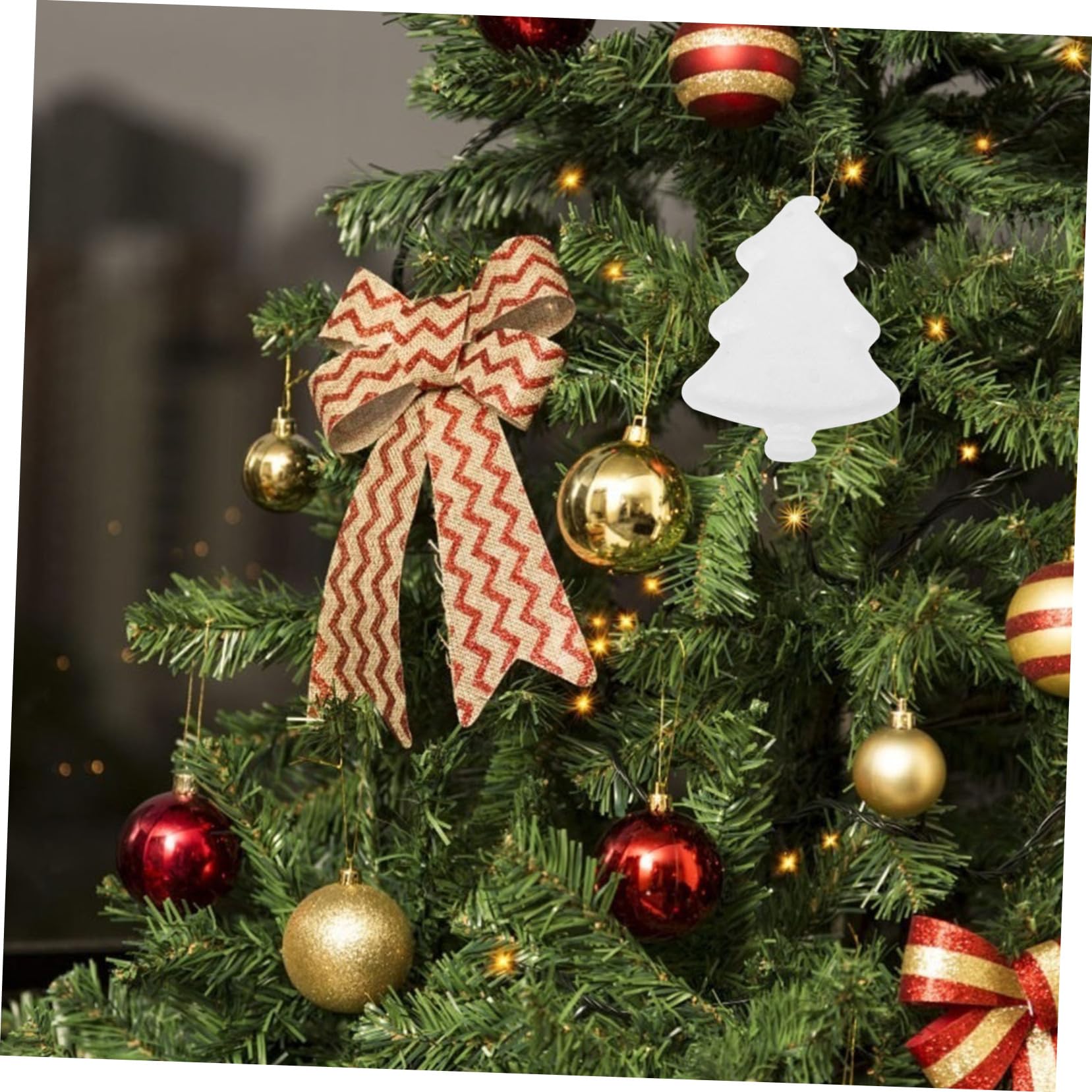 Cabilock 6 Set Albero Pop-Up In Schiuma Decorazioni Natalizie Decalcomanie Natalizie Ornamenti A Forma Di Albero Ciondolo 30 pezzi * 6