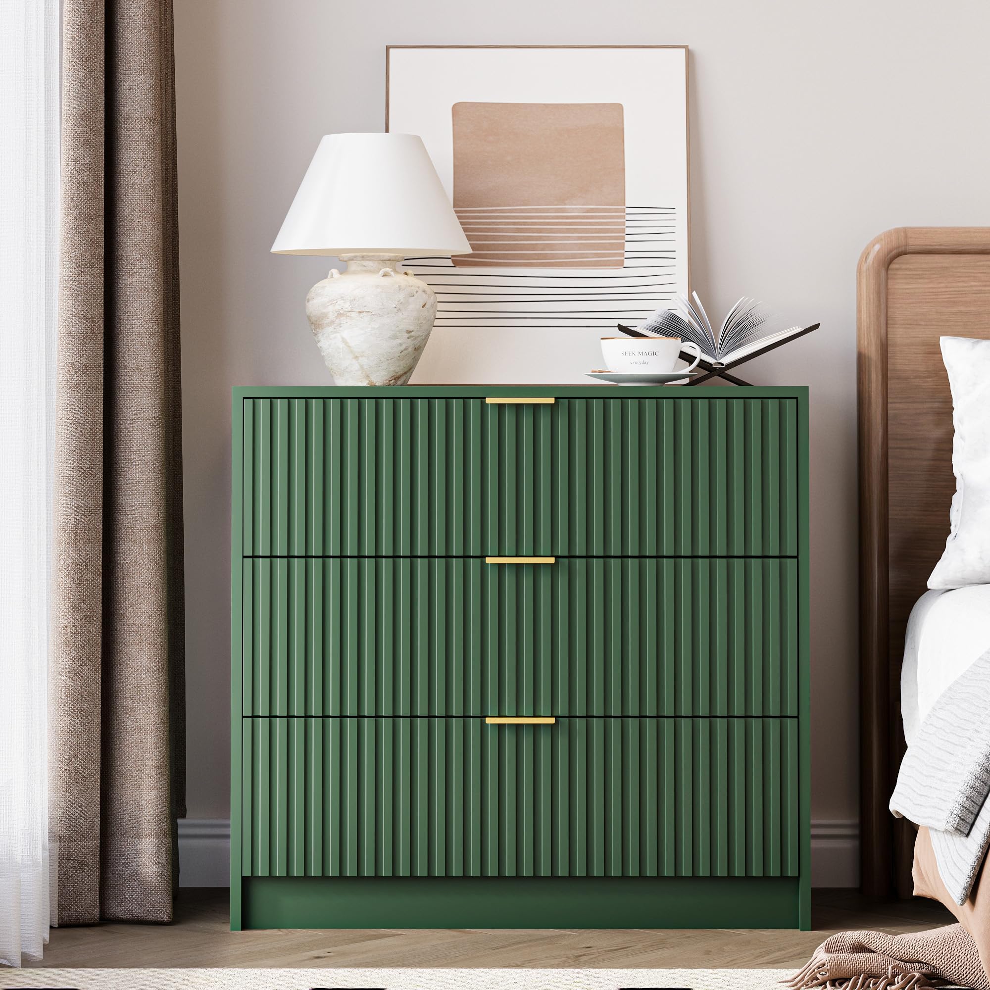 green dresser and nightstand set MAISONARIA Fluted for Bedroom, 32 Inch Wide with Large Drawer, 3 Drawer End Table for Bedroom, Living Rooms, Offices, Entryways : Home & Kitchen Standard Dresser Dimension Measures Size:11-12Y RGroup_AW-PD-10985 Lady In White |