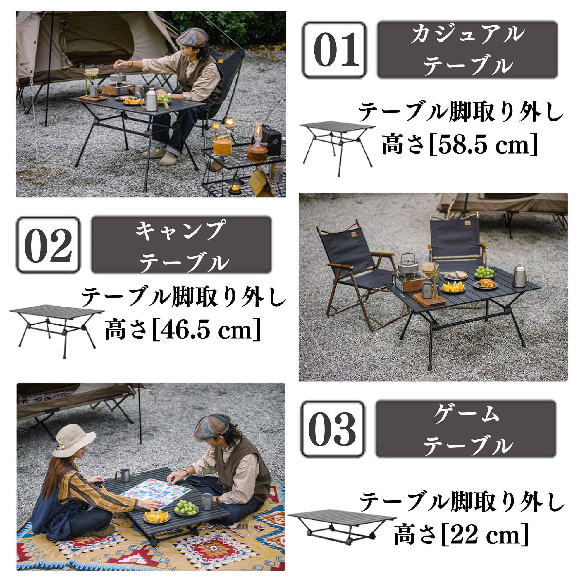 Amazon.co.jp: Naturehike アウトドアテーブル キャンプ