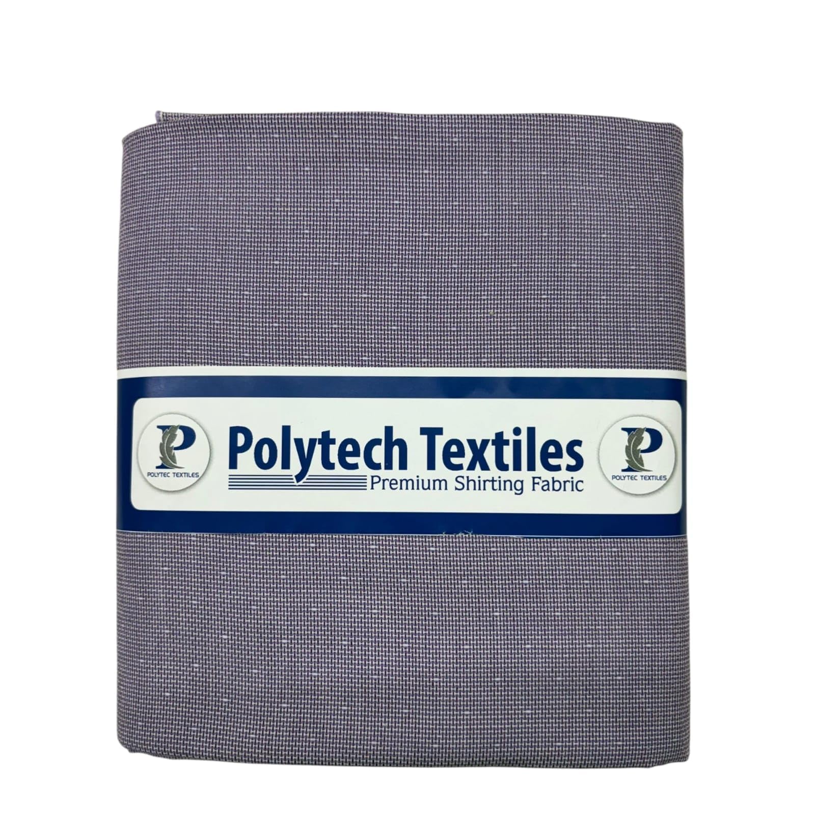 376-Pure Cotton Light Lavender Color With White Dots Unstitched Shirting Fabric (1.6)-image-19