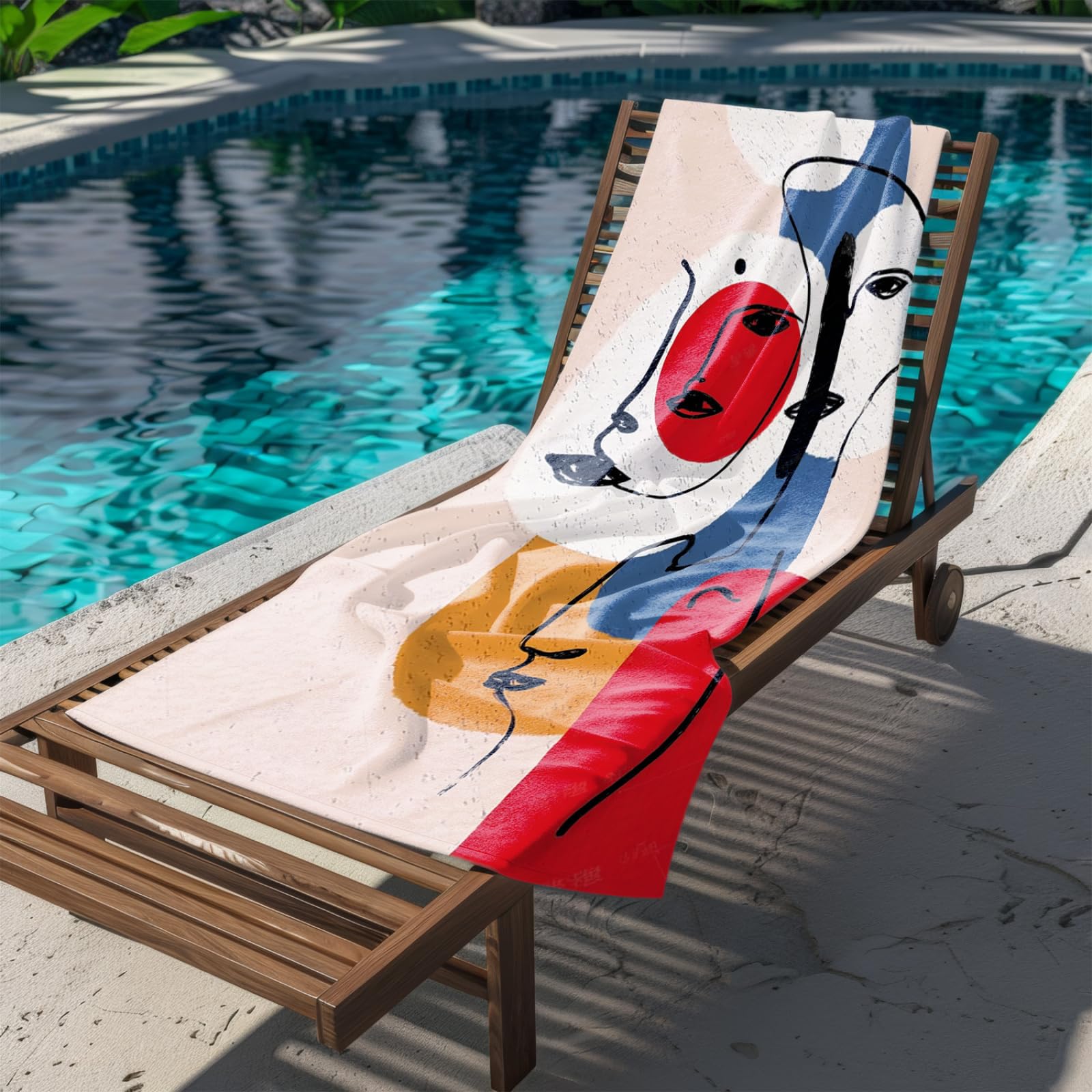 Generico Telo Mare Microfibra 200X100 Fiori Gialli Viola Asciugatura Rapida Telo da Spiaggia Sabbia Per Donna Uomo Viaggi Vacanze Nuoto Campeggio