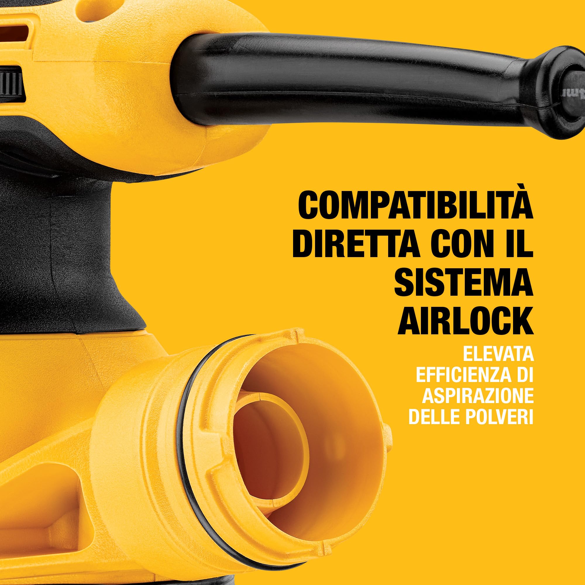 DEWALT Levigatrice rotorbitale 126 mm, DWE6423-QS