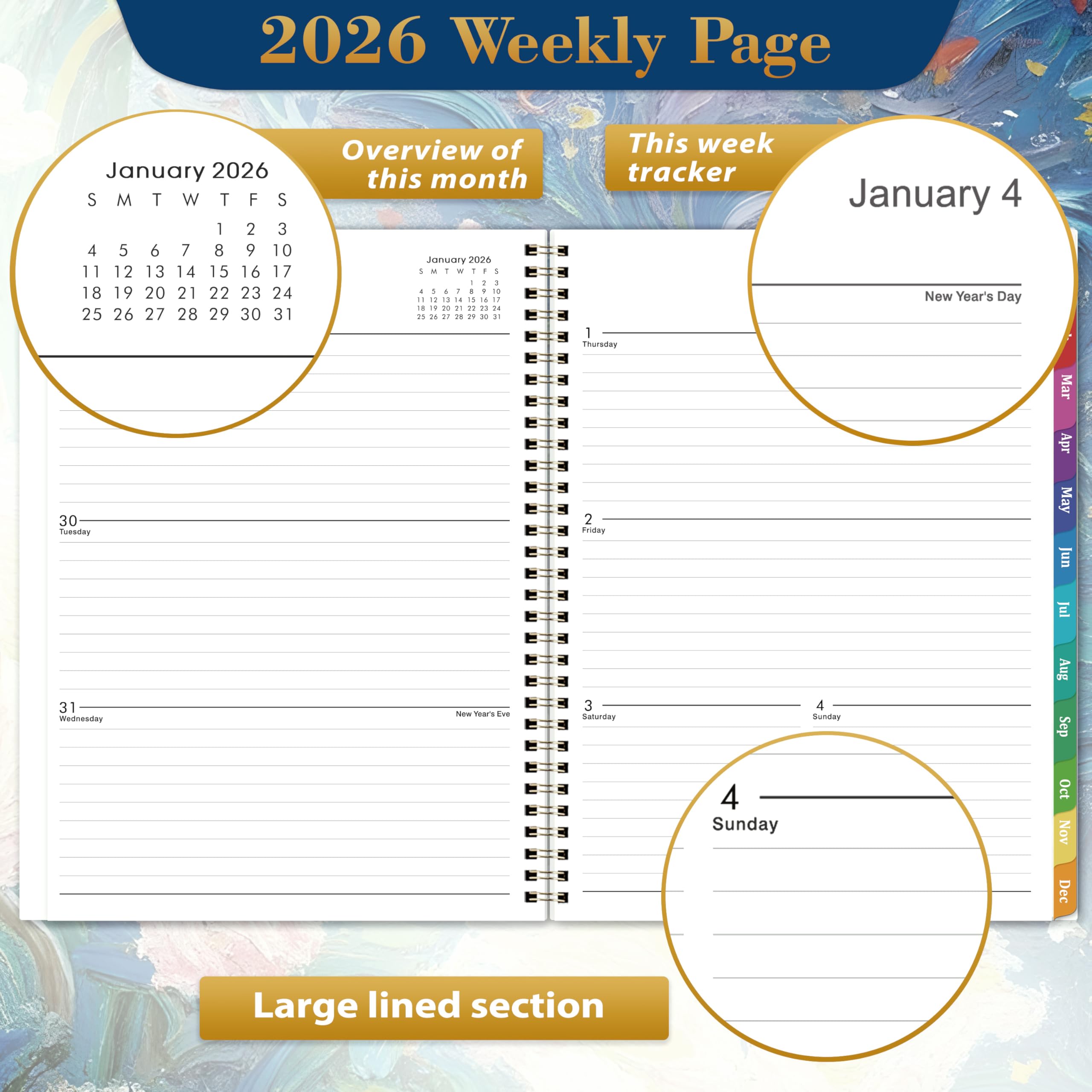 Snapklik.com : 2026 Planner - Planner 2026 Weekly And Monthly From ...