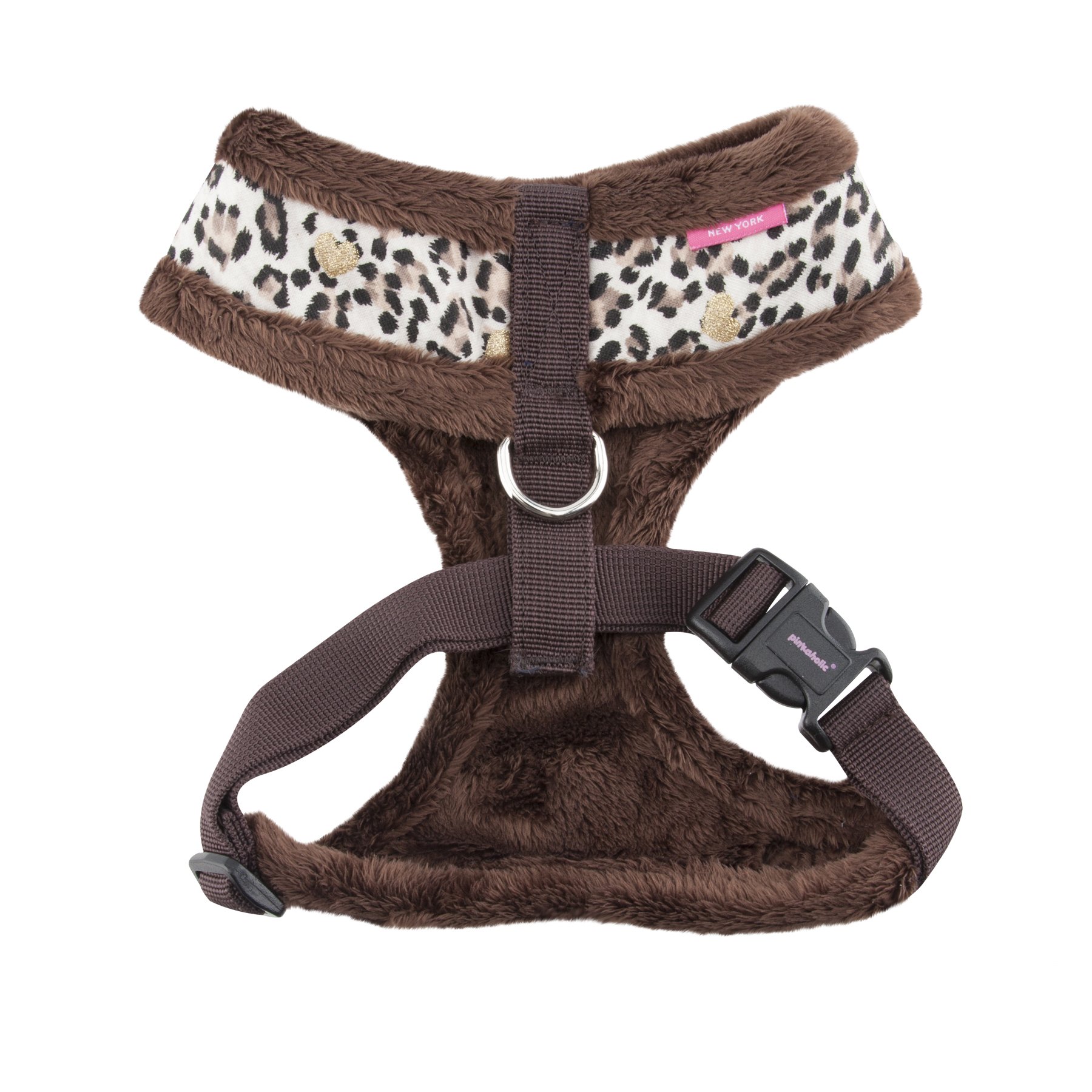 Pinkaholic New York Leo Pug Harness Harness, Brown, Small - Image 2