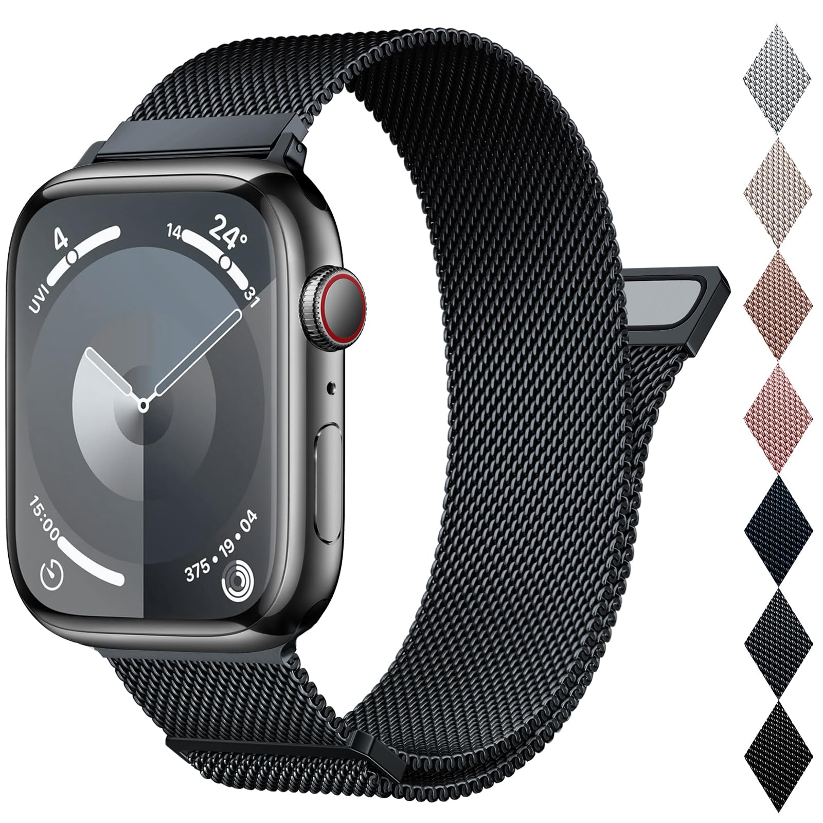 [OULUOQI] アップルウォッチ用のバンド コンパチブル 49mm 46mm…