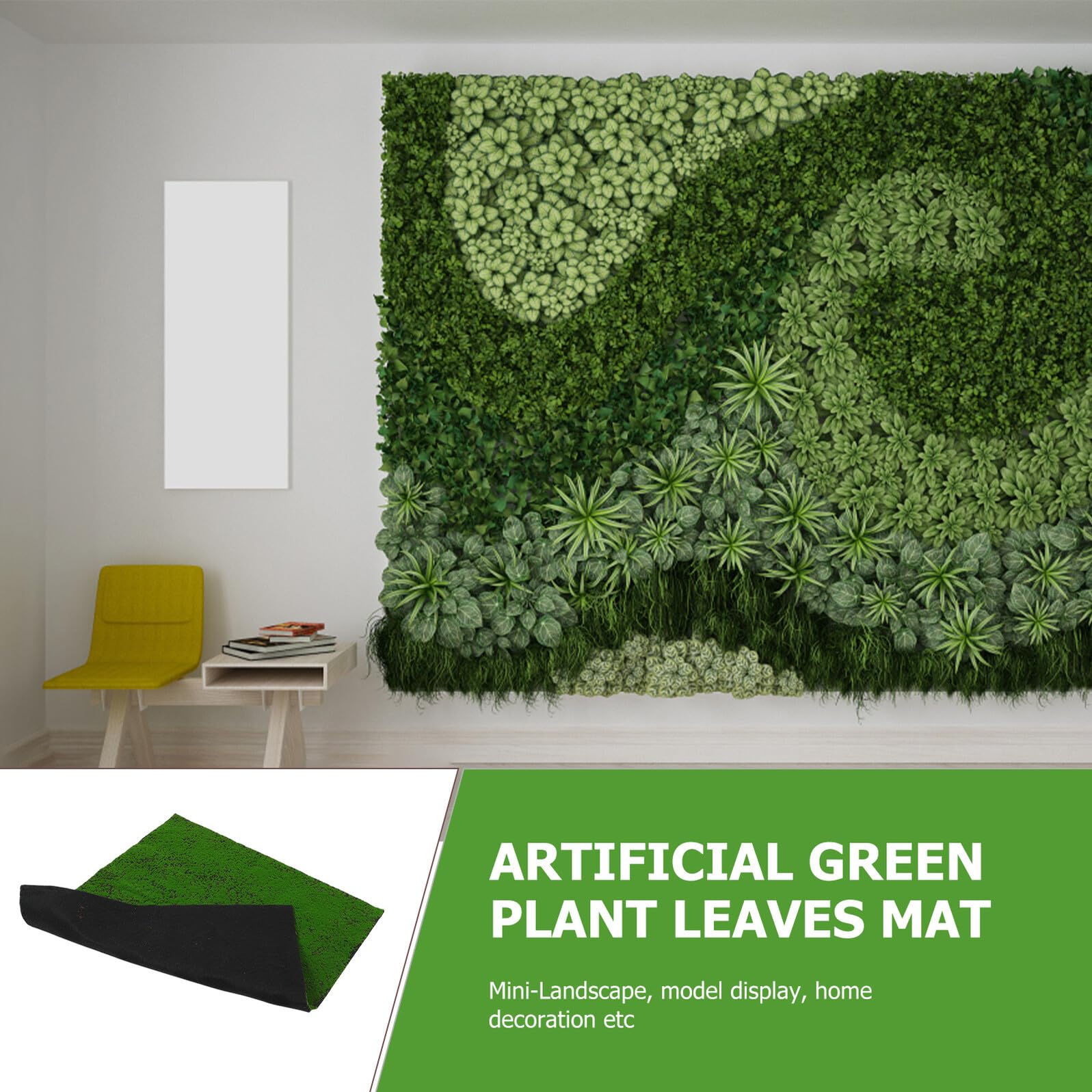 SHINEOFI Muschio Artificiale Finto per Decorazioni Interne ed Esterne, Piante Finte da Appartamento Resistenti e Facili da Installare, Verde Decorativo per Soggiorno, Giardino e Matrimoni