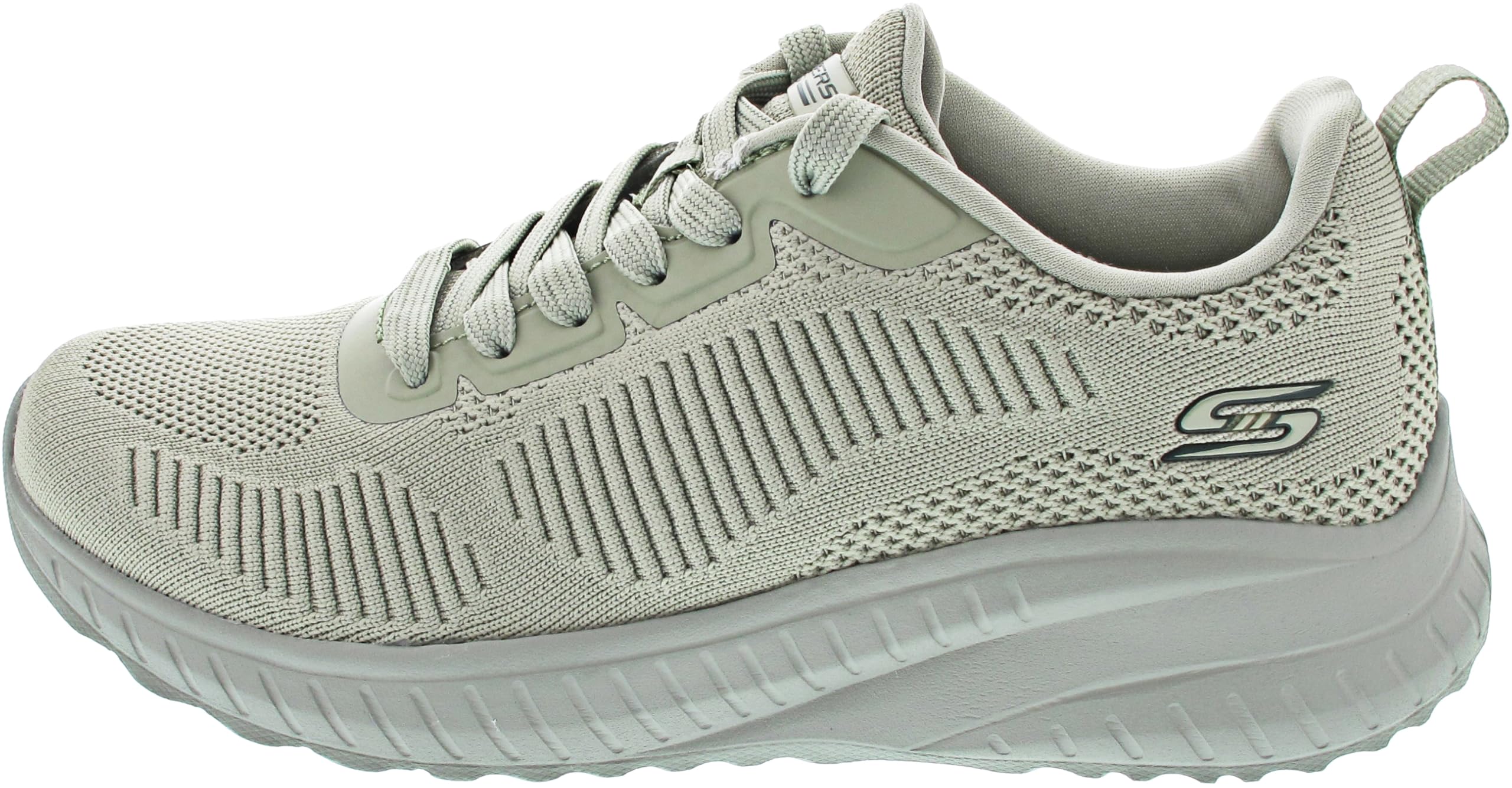 Skechers Squad Chaos Face off, Il Caos della Squadra di Bobs Si AFFRONTA Donna, Sage Engineered Knit, 37.5 EU