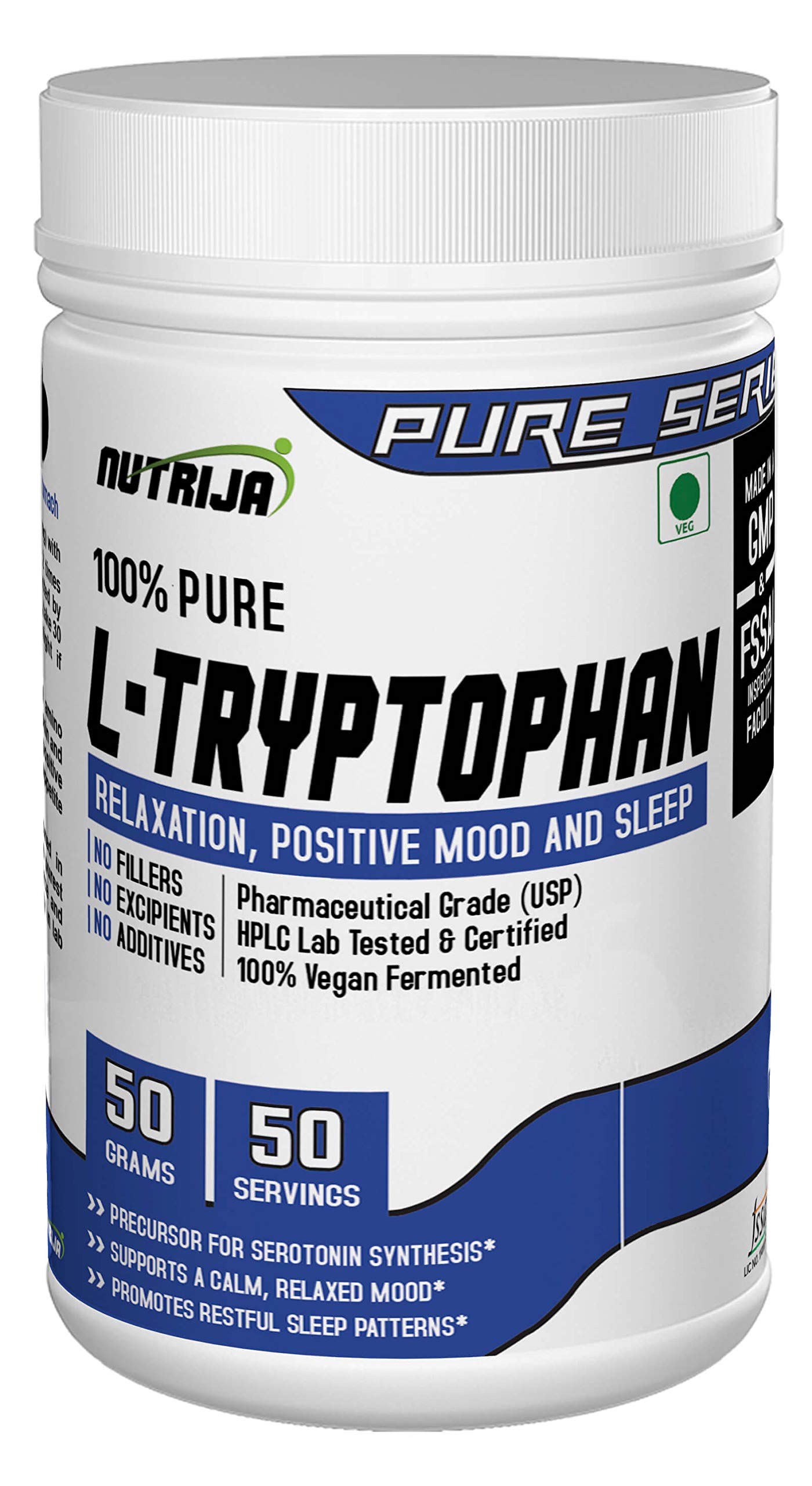 Nutrija-L-TRYPTOPHAN - 50 Grams (B07SLJ81LC) Amazon Price History, Amazon Price Tracker