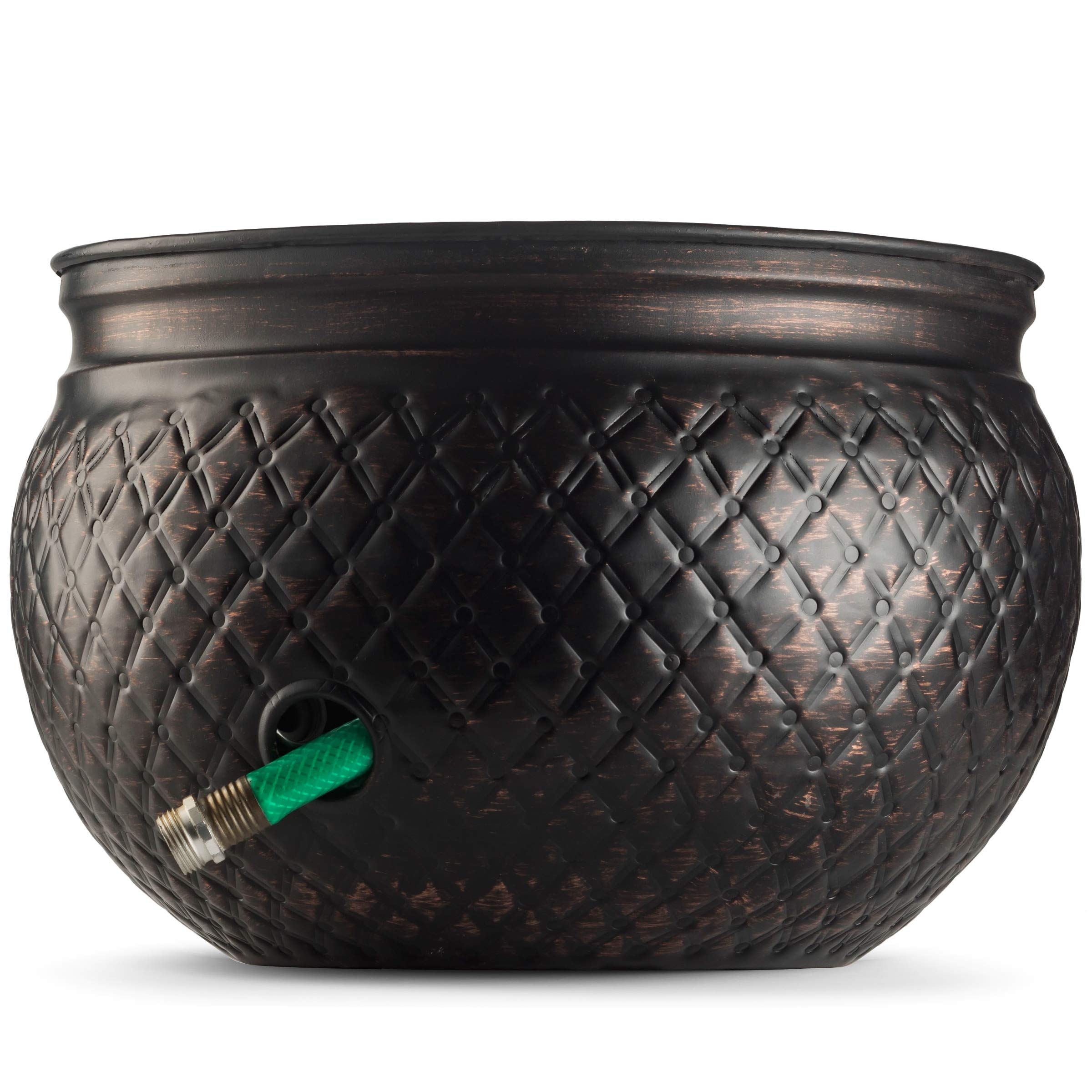 Support Rangement Tuyau D'Arrosage PHENOFICE - Étagère Murale Acier, Gain De Place Garage/Jardin (Argent, 22.5cm) - 6