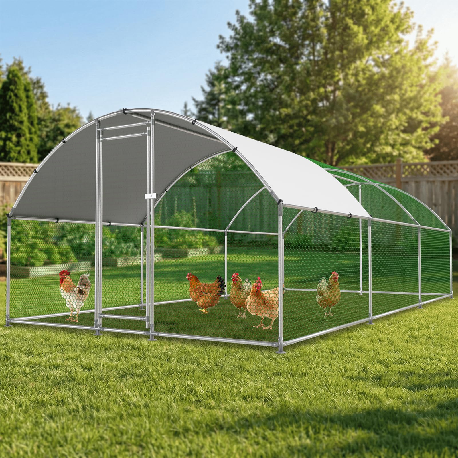 HEYTOWN Large Metal Chicken Coop