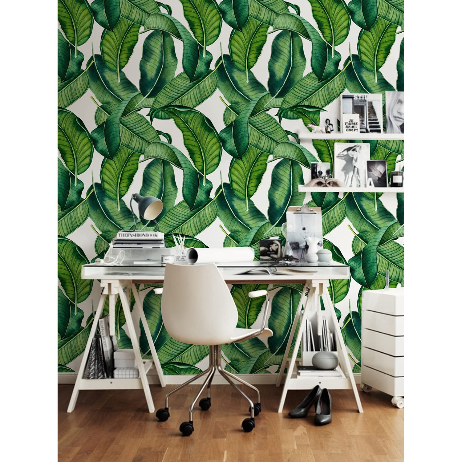 Papier Peint Décoration Latex 250x250cm Grand Muraux Motif Nature Tropicale Muralo