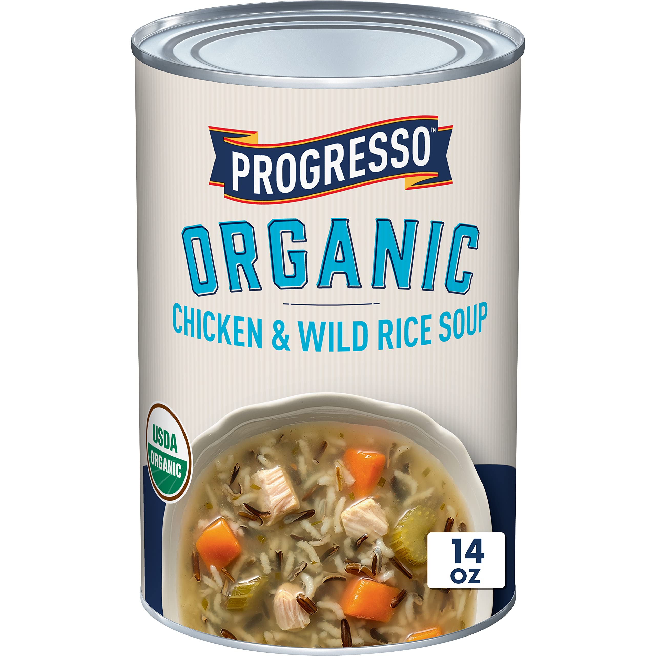 ProgressoOrganic Chicken & Wild Rice Canned Soup, 14 oz.USDA Organic