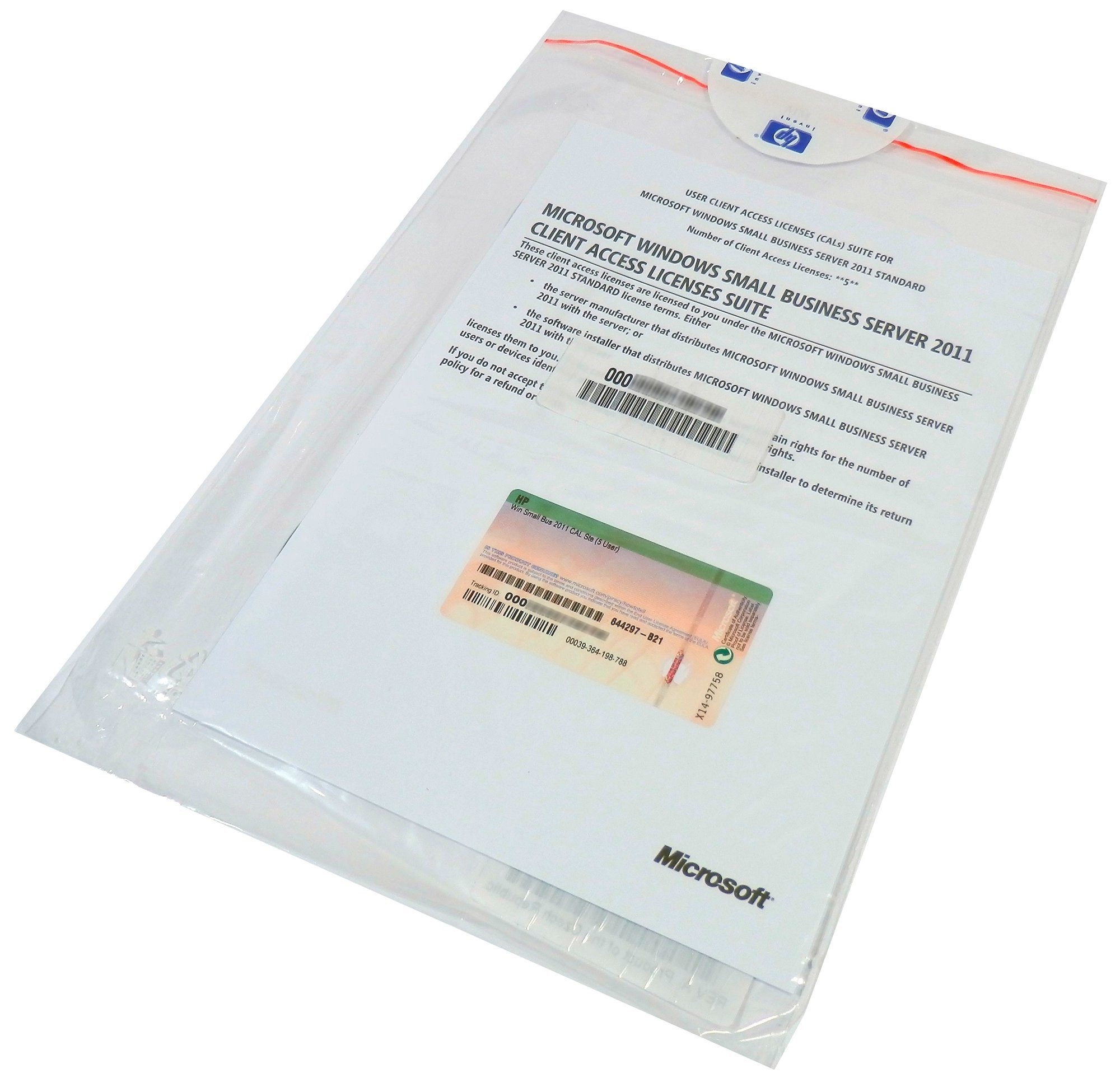 Lizenz HP Microsoft Windows Small Business Server 2011 Standard 5 USR CAL E F I G S