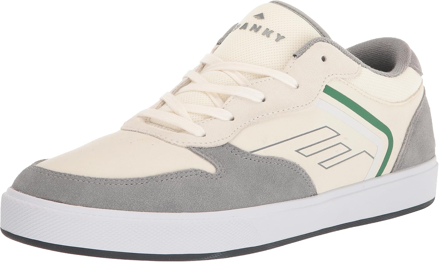 Emerica Men's KSL Spanky G6 Low Top Skate Shoe, Grey/Tan, 14