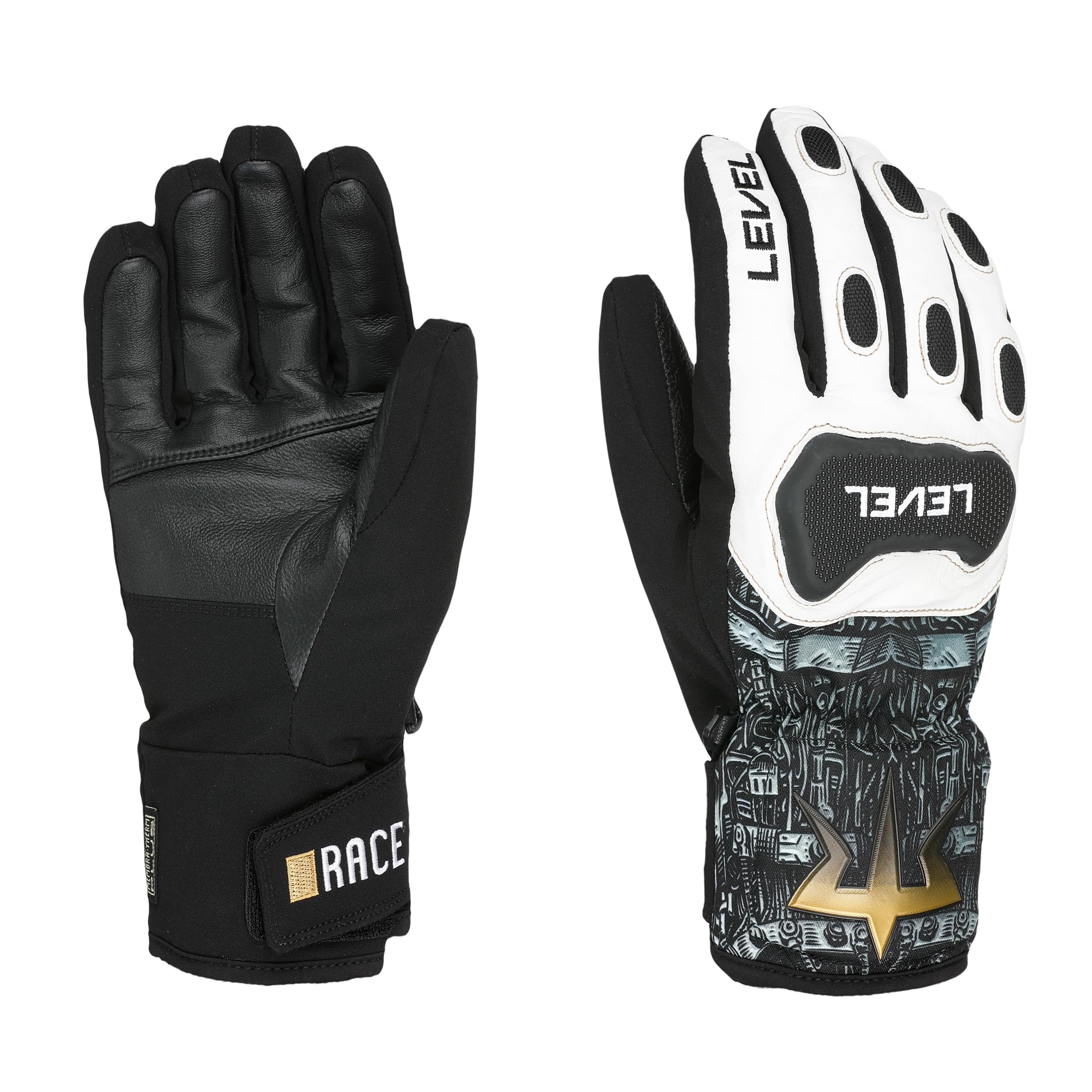 Level Race Replica - Guante de esquí Unisex para Adulto