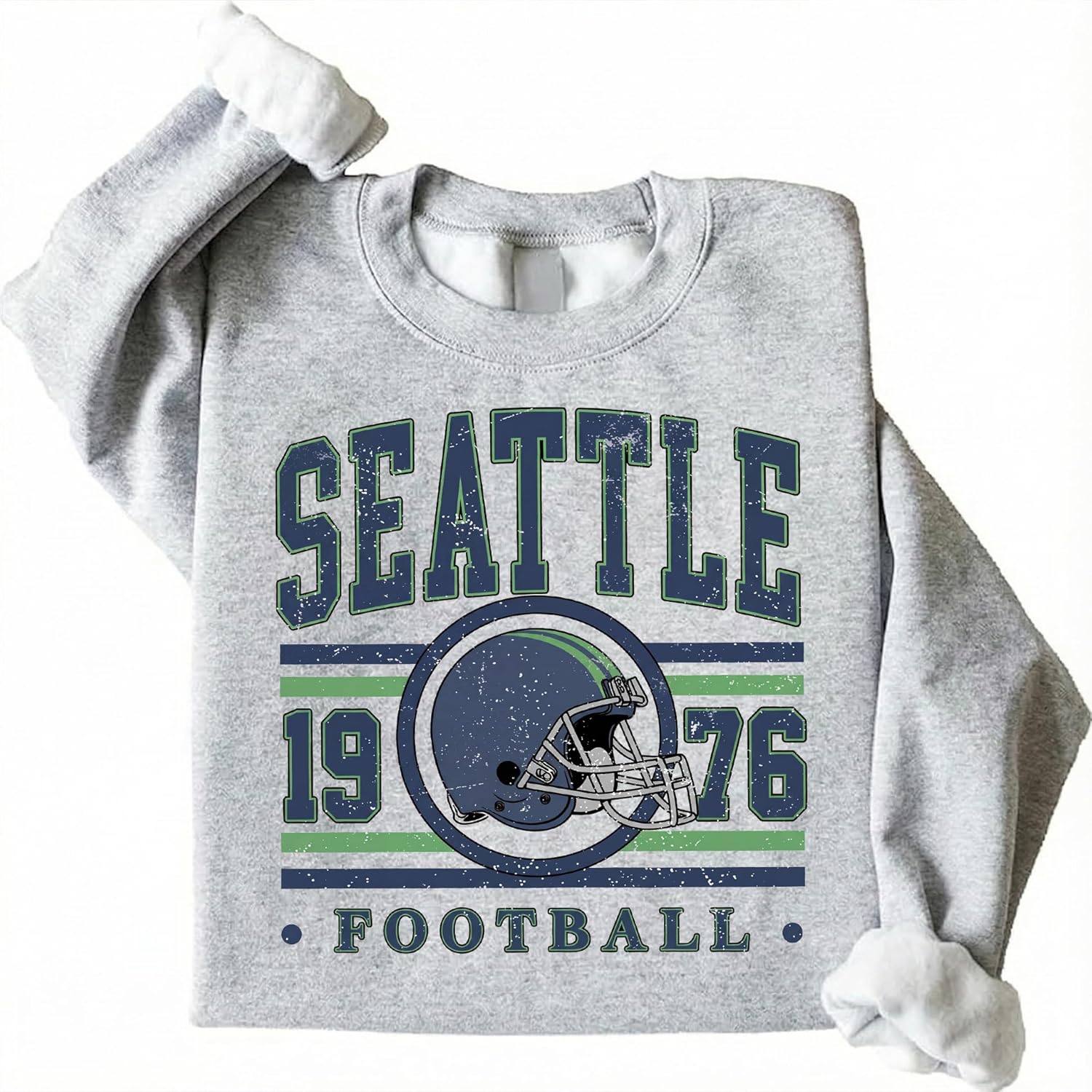 BROTHER TRUCKERS Seattle Playoff Crewneck Sweater | Premium Pullover Sweatshirt for Men & Women