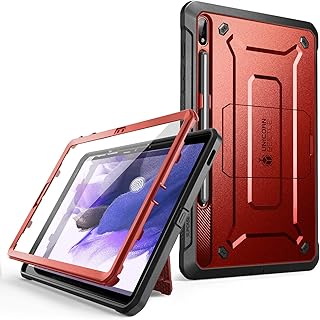 SUPCASE Unicorn Beetle Pro Series Case for Samsung Galaxy Tab S7 FE 12.4 Inch (2021), Full-Body Rugged Heavy Duty Case with Built-in Screen Protector & S Pen Holder (Ruddy)