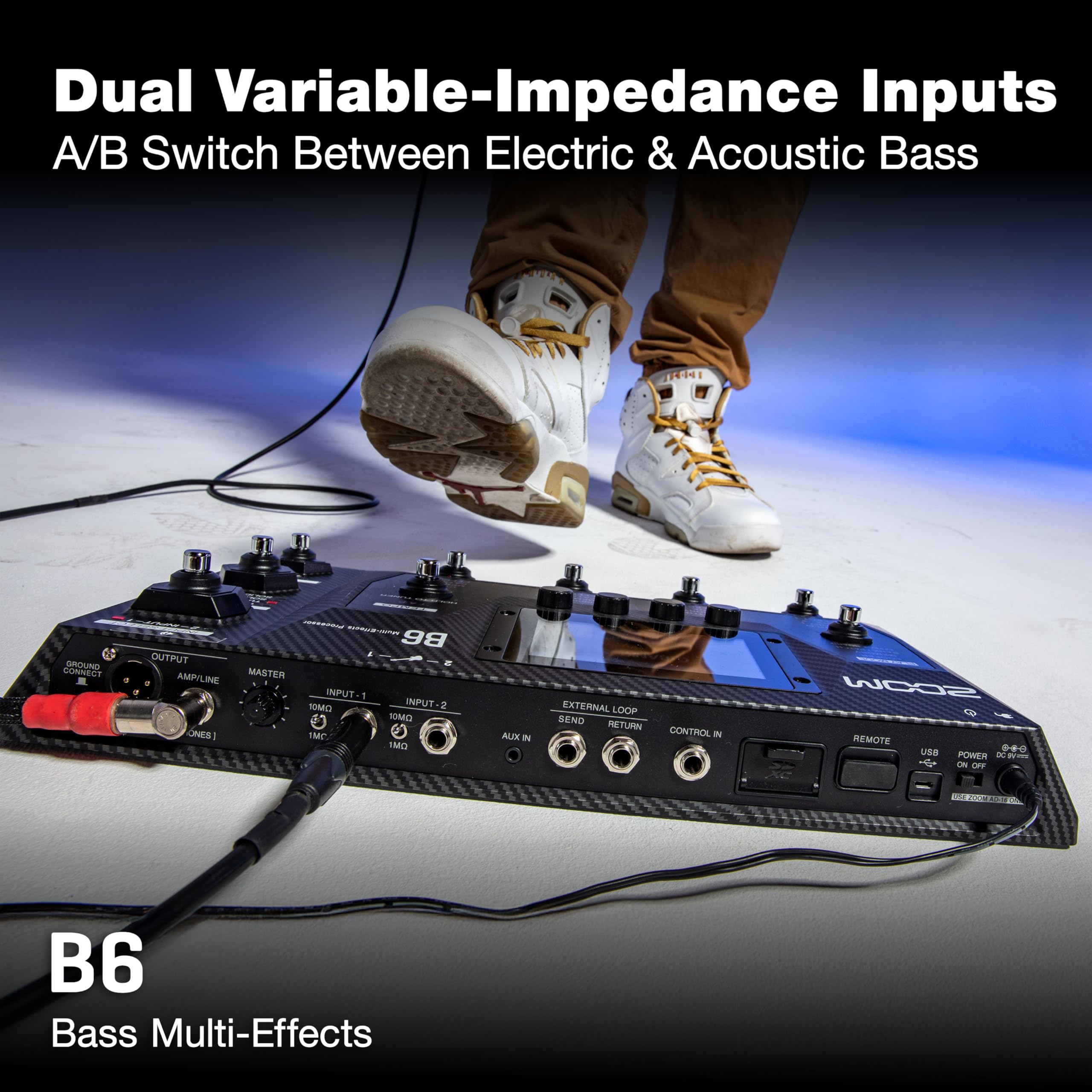 Amazon | ZOOM ズーム B6 Bass Multi-Effects Processor ベース用